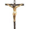 DRW Crocifisso Cristo della Buona Morte Resina Dipinto a Mano 31 cm