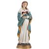 DRW Figura Vergine Maria Incinta Resina Dipinto a Mano 30 cm