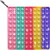 KICOSOADT Pop it,Pop it fidget toys antistress,l'arcobaleno popit Gioco,poppit elettronico per ridurre lo stress dei bambini e degli adulti,tabelline per bambini (1-100 Macaroon)