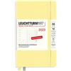 LEUCHTTURM1917 365682 Agenda e taccuino settimanale Pocket (A6) 2023, 12 mesi, Vanilla, Tedesco