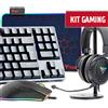 Itek Kit Gaming - Tastiera X50 + Mouse G61+ Mouse Pad L RGB E1 + Cuffie H500