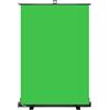 Itek Green Screen - 148x190cm, tela retrattile antipiega, telaio pneumatico a X, custodia in alluminio portatile