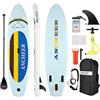 ANCHEER Stand Up Paddle Board Gonfiabile (120 Pollici), SUP Gonfiabile per Tuttofare, Tavola iSUP con Pompa a Mano a Doppia Azione, Pagaia Regolabile in 3 Pezzi, Zaino Grande