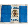 1 bandiera Forza Napoli 135x90cm Stemma Borbonico Azzurri Tifosi Calcio Regno