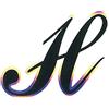 4R Quattroerre.it 20058 Adesivo Monogramma Lettera H, Nero Metallescente