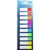 WAYTEX 200 Segnalibri di carta adesivi 10 colori neon 10 mini blocchi di 20 fogli bicolori 45 x 12 mm adesivi riposizionabili