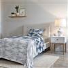 Italian Bed Linen Set Lenzuola Letto Fashion, Made in Italy- Completo Letto in Morbida Microfibra, Lenzuolo Sotto con Angoli, Telo Sopra 180x270 e Federa con Patella Interna, Piazza e Mezza, Calypso