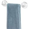 InterDesign iDesign Power Lock Suction Barra Portasciugamani, Plastica, Trasparente, 6.75x26.75x16.5 cm