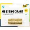 Folia 79465 - Filo di Ottone, 0,3 mm x 80 m, Colore: Oro