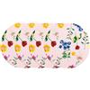 Maxwell & Williams DU0140 - Set di 4 sottobicchieri per bevande con design Contessa in ceramica, rosa rosa, 9,5 cm, 4 pezzi