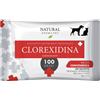 Derbe cane e gatto natural derma pet salviette clorexidina big pack da 100 pezzi