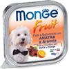 Monge Fruits Anatra e Arancia per Cani 100gr - 100 g - KIT 32x PREZZO A CONFEZIONE