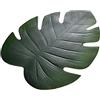 RESOYE - Tovagliette a tema con foglie di palma tropicali, 4 pezzi, colore: Verde