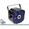 PROLIGHTS TRIBE RADIONSTR Effetto multi-raggio LED 5x3W RGBWA+42 SMD5050 WH,DMX