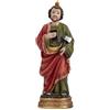 DRW Figura San Giuda Ascia Resina Dipinto a Mano 13 cm