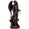 DRW Figura Arcangelo Bronzo Resina Dipinto a Mano 13 cm (Saetiel)