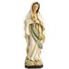 DRW Statuetta vergine di Lourdes in resina dipinta a mano 31 cm