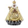 DRW Statuina Madonna delle Nevi, in resina dipinta a mano, 12 cm