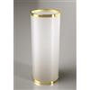 Petrozzi Portaombrelli Cilindrico In Plexiglass Satinato Oro