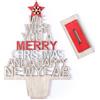 Albero di Natale stilizzato in legno personalizzate o neutre