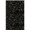 MANI TEXTILE - Tappeto di Natale Nero Gold Dimensioni - 70x140