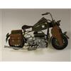 HD WWII PRL) HARLEY-DAVIDSON USAF WWII BIKER BIKE MODELLO LATTA TIN TOY BIG MODEL HD WAR
