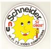 PRL) SCHNEIDER HI FI TV VIDEO COMPUTERS ADESIVO COLLEZIONE STICKER COLLECTION
