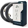 Urban Prime Inner Tube 10'' X2, Kit camere ad Aria per monopattini elettrici, 10 Pollici Unisex Adulto, Nero