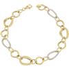 Gioielleria Lucchese Oro Bracciale Donna Oro Giallo Bianco GL100780