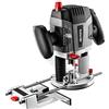 GRAPHITE Toupie 1300W, mandrino 6, 8, 12 mm, velocità 11000-28000 min-1, peso 3,5 kg, corsa 55 mm, accessori: 3 pinze di serraggio, bussola di guida per la copiatura delle sagome, fresa circolare