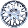 AUTO-STYLE AutoStyle Set di 4 Copricerchi Missouri 15 Pollici Argento
