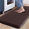 Carvapet Antiscivolo Tappetino da Cucina Anti-Fatica Stuoie in Piedi PVC Ammortizzato Comfort Tappeto da Cucina(Marrone,44x99cm)