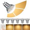 EACLL Lampadine LED GU10 Bianco Caldo 10W Equivalenti a 110W Alogena, Pacco da 6. No Flicker 120 ° Faretti, AC 230V Spot 2700K 1050 Lumen, 3 livelli Dimmerabile, 3 Luminosità con Funzione di Memoria