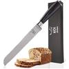 FUJUNI Coltello Pane Professionale 20CM Con Lama Dentellata - 67 Strati  VG10 Acciaio al Carbonio Alto Damasco Coltello per Pane con Manico in Legno  Naturale : : Casa e cucina