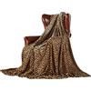 DREAMLANDING Coperta per divano - 230 x 230 cm Ghepardo - Coperta coccolosa soffice e morbida, colorata, extra grande, decorativa, ultra peluche, coperta rinfrescante per dormire