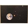 (PRL) 1990 LA TERRA THE PLANET EARTH UNIVERSE SPACE VINTAGE PRINT ART POSTER
