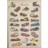 (PRL) 1987 CLASSIC CARS AUTO EPOCA VINTAGE AFFICHE ART PRINT POSTER
