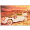 (PRL) 1991 AUTO EPOCA TRAMONTO SUNSET CAR VINTAGE AFFICHE ART PRINT POSTER