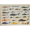 (PRL) 1988 ELICOTTERI MILITARI MILITARY HELICOPTERS AFFICHE ART PRINT POSTER '80