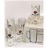 PRL) BIRRA 5 BICCHIERI BOCCALI VETRO PAULANER MUNCHEN TANKARDS BIERE BIER 0,5 LT