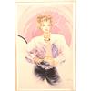 (PRL) 1987 GIRL MODEL PORTRAIT SARA MOON MODELLA VINTAGE AFFICHE POSTER PRINT