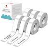 Phomemo D30 D30D Etichette Adesive, 12mm x 40mm, 6 rotoli, bianco | per l'Organizzazione e la Classificazione dei Documenti - Compatibili con le Stampanti Termiche D30, D30D, Q30S, Q30 e Q31