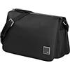 Samsonite Essentially Karissa, Borsa a tracolla M con 3 scomparti, 28 cm, Nero (Black)