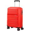 American Tourister Sunside, Bagaglio A Mano Unisex - Adulto, Rosso (Sunset Red), S (55 cm - 35L)