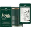 FABER-CASTELL - Set di matite Castell 9000, 12 pezzi, astuccio in metallo