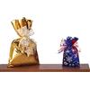 Favorit 100 Buste regalo Metallizzate formato 20x35 cm, 25 pezzi per 4 fantasie natalizie