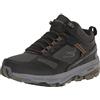 Skechers 220597 Blk, Scarpe da Ginnastica Uomo, Black Leather/Textile/Synthetic, 41 EU
