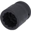 BRILLIANT TOOLS BT025602 Bussola per avvitatori a impulsi 3/4 dodecagonale , 30 mm, corta [Powered by KS TOOLS]