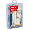 fischer Maister-Box tasselli per cavità, scatola di assortimento con 50 tasselli in metallo cavità e viti, adatti per materiali da costruzione a pannelli, set pratico, cassetta per tasselli per uso