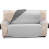 Martina Home Copridivano imbottito reversibile ambrato 4 posti grigio antracite